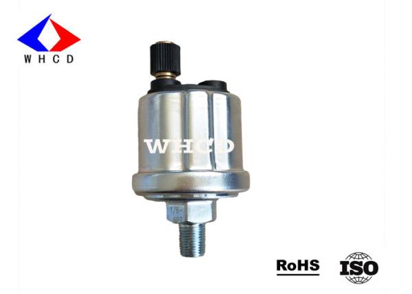 1/8 de sensor de pressão de óleo chapeado do motor do NPT zinco branco para o caminhão com consumo da baixa potência