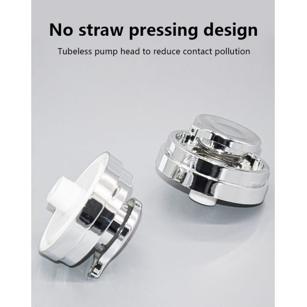 frasco mal ventilado cosmético acrílico do círculo 70g que empacota para o creme do olho