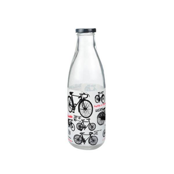 1000ML Mini Glass Milk Bottles Reusable Flip Top Glass Bottles
