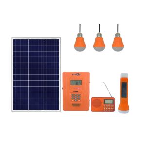 Sistema de energía solar residencial de 12 V CC con batería LiFePO4 de 76,8 Wh