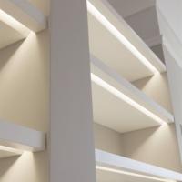 6063 T5 Recessed Aluminum LED Profile Heat Sink Housing For Ceiling Light