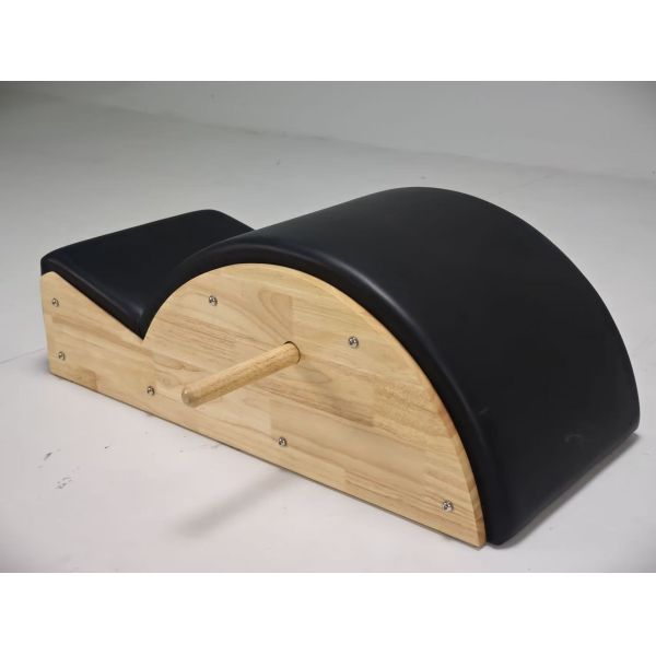 Oak Wood Pilates Spine Corrector U+PL010 with Curved Posture Support Frame