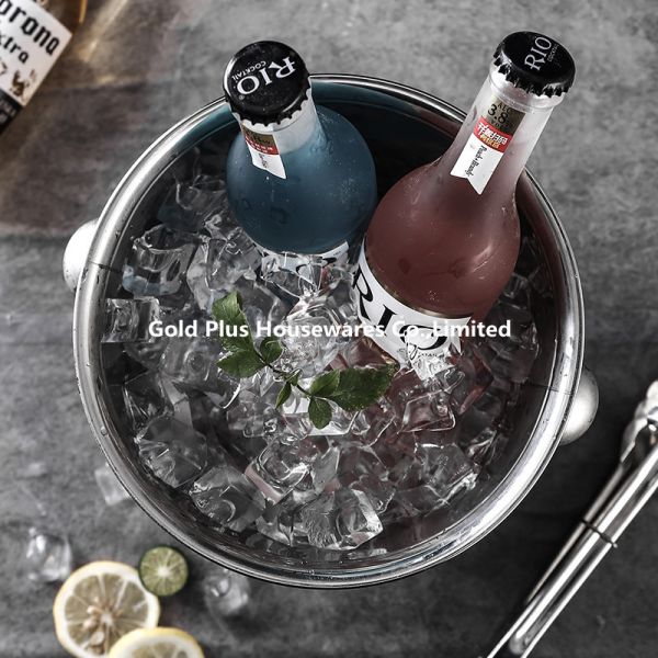 7L Barware Party Ice Beer Bucket For Hotel SS Multi Purpose