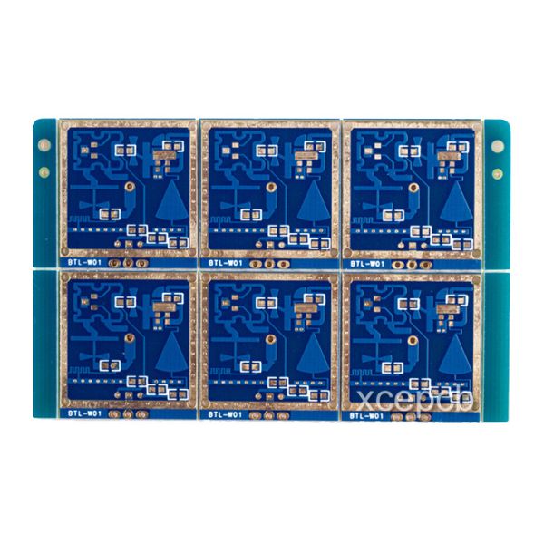 High Frequency FR4 Sensor PCB Boards 5.8GHZ For Induction Lamp , Blue or Custom