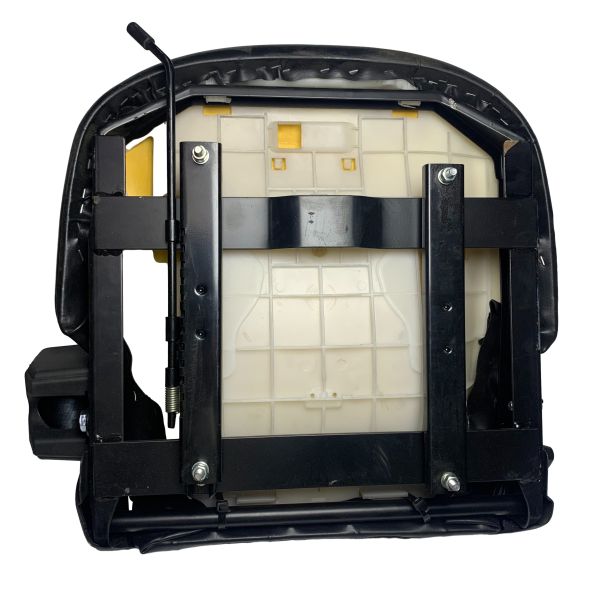 Universal Forklift Seat with Steel Armrest Fold Down Backrest and Leather Material for Long Working Life