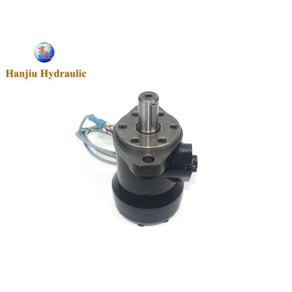 Moteur hydraulique avec capteur de vitesse BMR-36-2-C-S-B, arbre claveté de 1 pouce avec orifices SAE