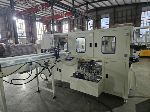 Hanging Type V Fold Facial Tissue Machine Full Automatic Bottom Output