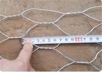 O Pvc revestiu/parede sextavado galvanizado de Mesh Gabion Basket For Retaining do fio