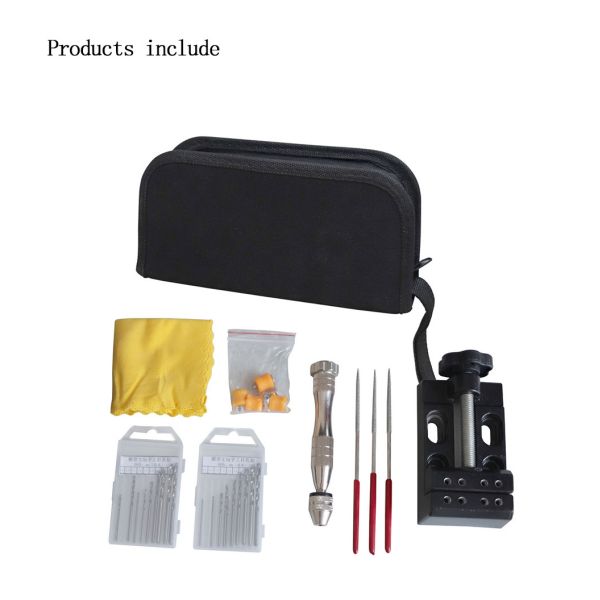 Штифтовые тиски Micro Mini Twist Роторный штамповочный инструмент Набор из АБС-металла