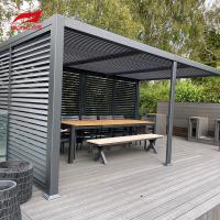 Pergola motorisée extérieure imperméable d'abat-jour de rouleau avec le volet en aluminium