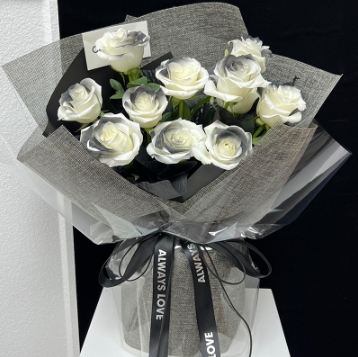 30-45 Days Shipping Time Linen Mesh Waterproof Floral Flower Wrapping Paper for Specialty Paper