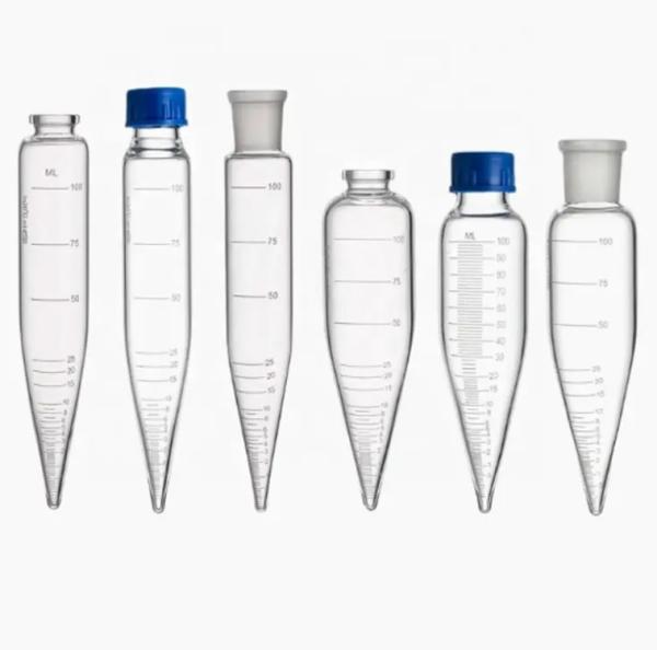 Cenlee Conical Bottom oil Centrifuge Tube precise measurement lab glass centrifuge tubes