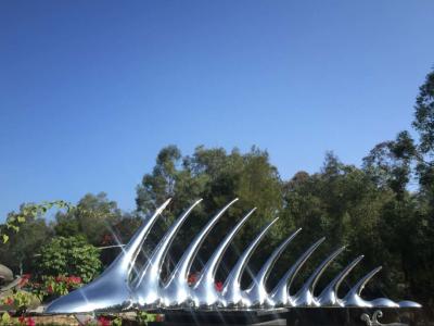 Отполированные скульптуры металла нержавеющей стали крытые, современные домашние внутренние статуи