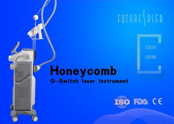 1064nm 532nm  Laser Tattoo Removal Equipment Air And Water Cooling