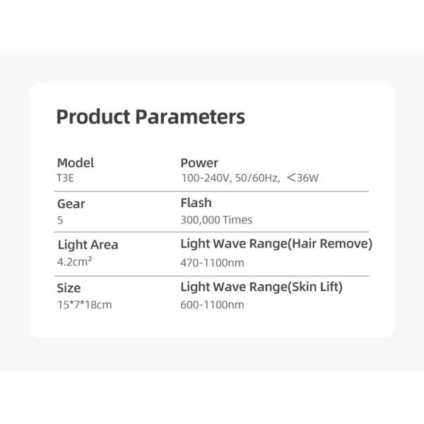 Two Changeable Heads 1100nm 36W IPL Hair Removal Device