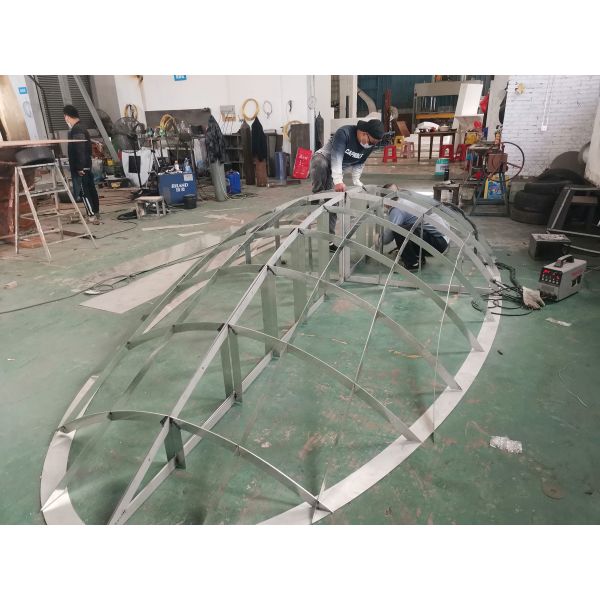 Frame Construction Of Custom Stainless Steel Sculpture High Stability