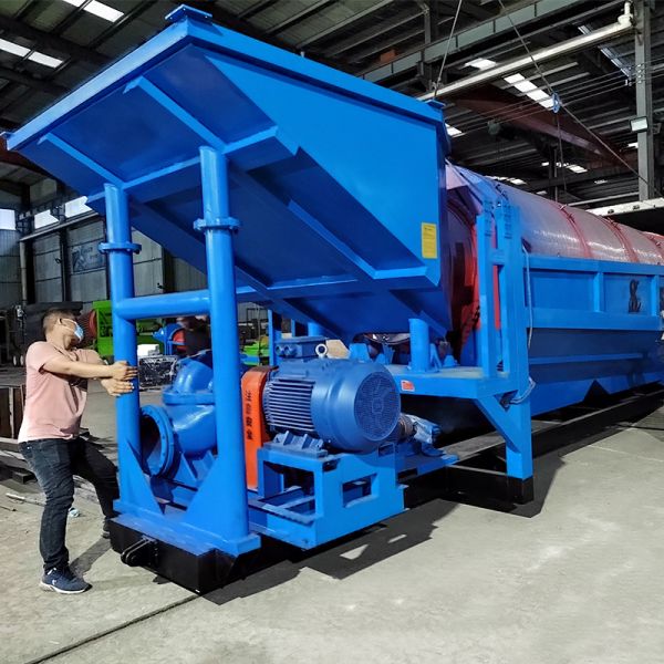 100-200t/h Large Capacity Trommel Screen for Gold Washing and Mineral Processing Machine