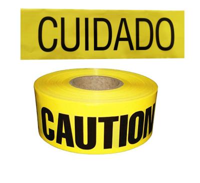 O fechamento da segurança da fita do cuidado da barricada etiqueta 1000 Ft x 3 avança largamente cada um