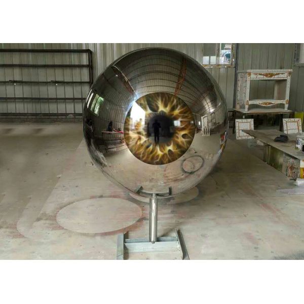 Скульптура художников художественных произведений дизайна зрачка стальная для украшения сада