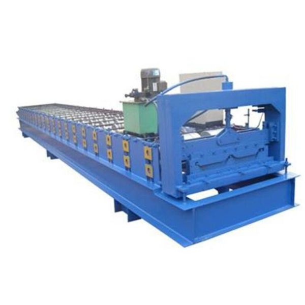 4kw Steel Automatic Roll Forming Machines , Glazed Tile Roll Forming Machine 
