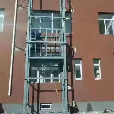 Elevador de carga hidráulico seguro 0.05-0.2M/S Velocidade e 3-12 metros de altura de elevação