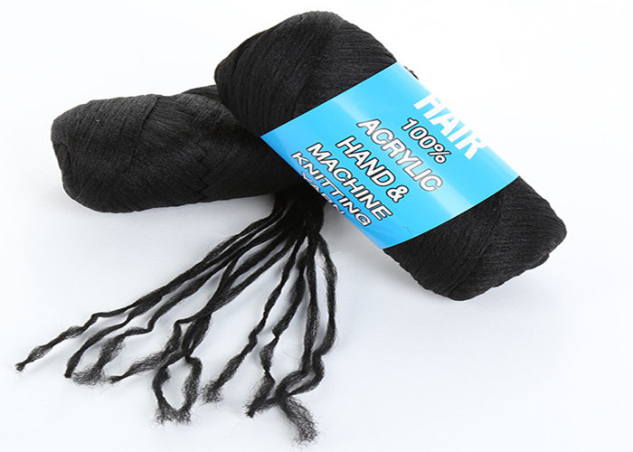 Brazilian Wool Hair 100% Acrylic Knitting Yarn , Hand and Machine Knitting Blended Yarn Scale Hair 70G