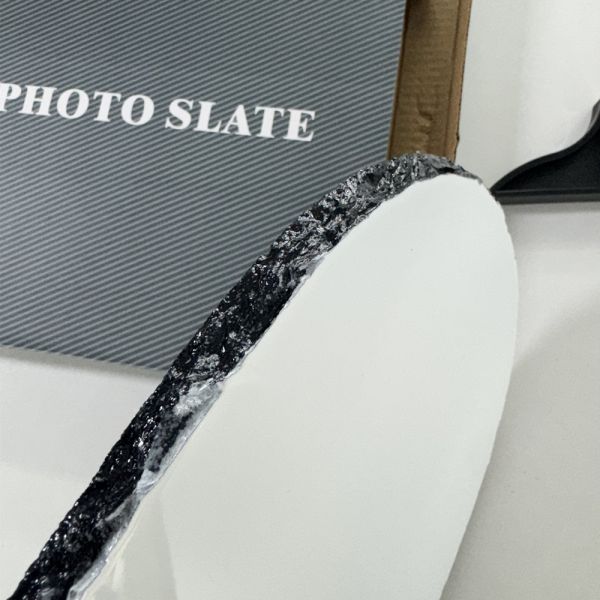In Stock, Semicircle 20x20cm Sublimation Rock Slate Custom Printing and Personalized Gifts, Glossy&Matte Finish Available