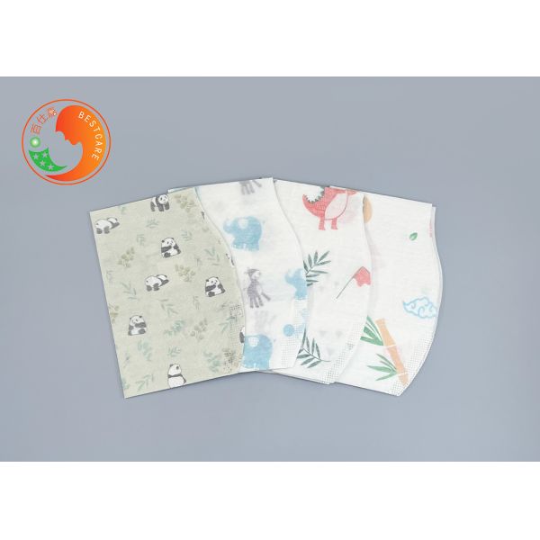 Comfortable Disposable Baby Bibs Hygienic Fluoresce Free Baby Bibs