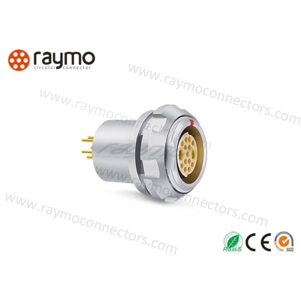 10 Pin Waterproof Connector DBP 1031 A 010 - 130 Rear Mount Fixed Connector