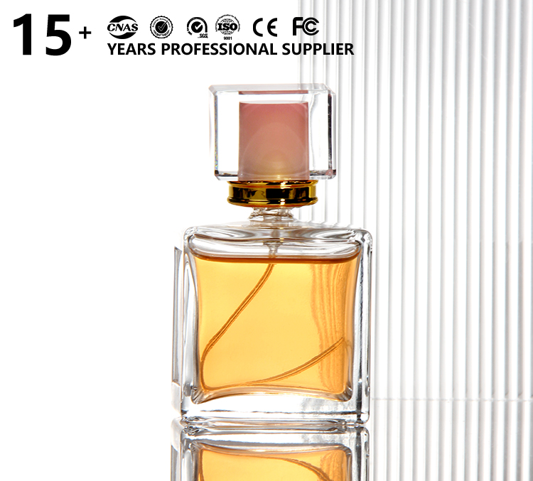 Luxury Custom Logo Crystal Shape Refillable Spray Glass Perfume Bottle (Луксовый персонализированный логотип кристаллической формы)