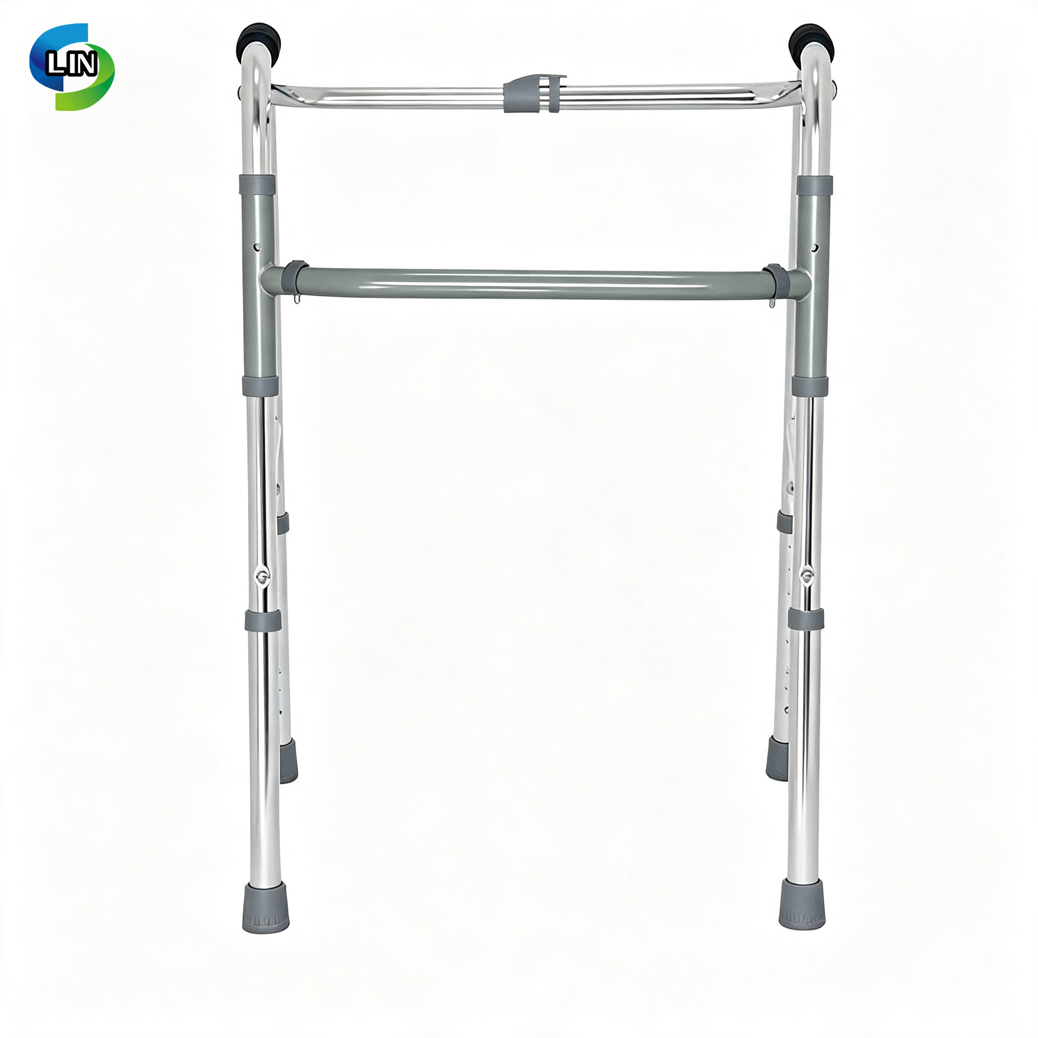 Lightweight CE Certified Medical Walker Frame for Sanitary Health Care and Rehabilitation Therapy