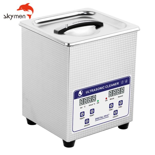 líquido de limpeza ultrassônico 80W do equipamento dental de 220v 2L com cesta
