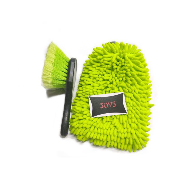 Easy Scrubbing Car Wheel Rim Cleaning Brush 21.5cm Handheld Soft Gently