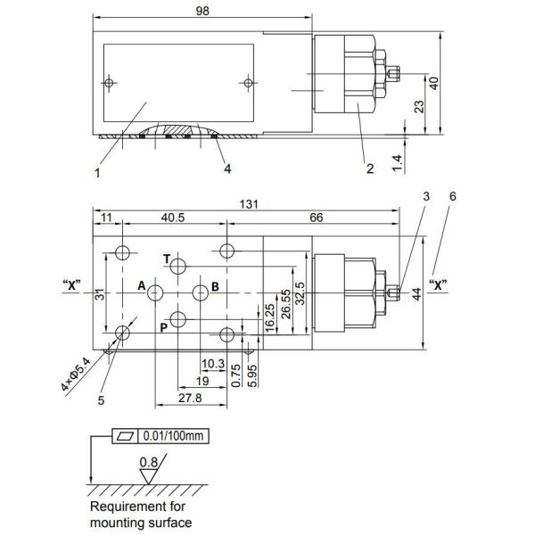 Hydraulic Cylinder  Cartridge Flow Control Valve In Pneumatic System 32 L/min