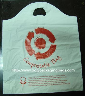 Sacos de plástico Degradable brancos feitos sob encomenda cortados para o carro arrumado/desperdícios