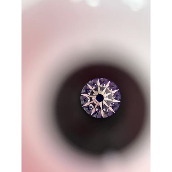 Diamante CVD cultivado en laboratorio de 2 quilates E VS1 con certificación IGI, corte 10 corazones y 10 flechas