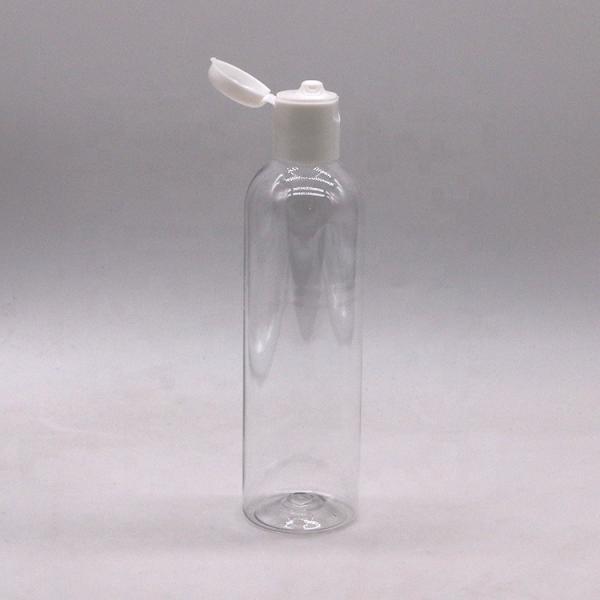 250 ml de garrafas de plástico PET com tampa comum/ material de colar PET para pulverização de bomba