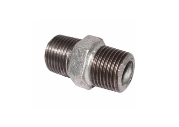 3 8 Fire Fighting Pipe Fittings , Seamless NPT Threaded Pipe Nipple