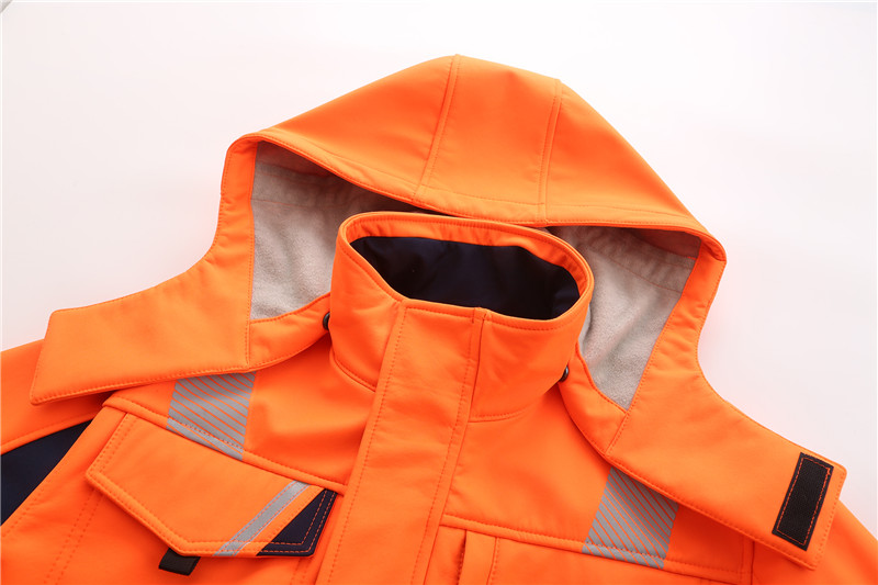 Rainproof доказательство огня куртки Softshell VIS HI для железнодорожных работников