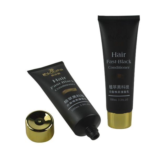 PE plastic Colorful cosmetic soft tube cosmetic hose for facial cleanser hand cream cosmetic packaging