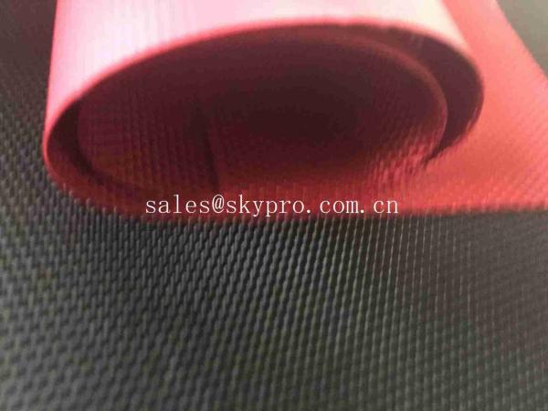 Solution Dyed Red Coating Waterproof Oxford Fabric For Bag And Luggage