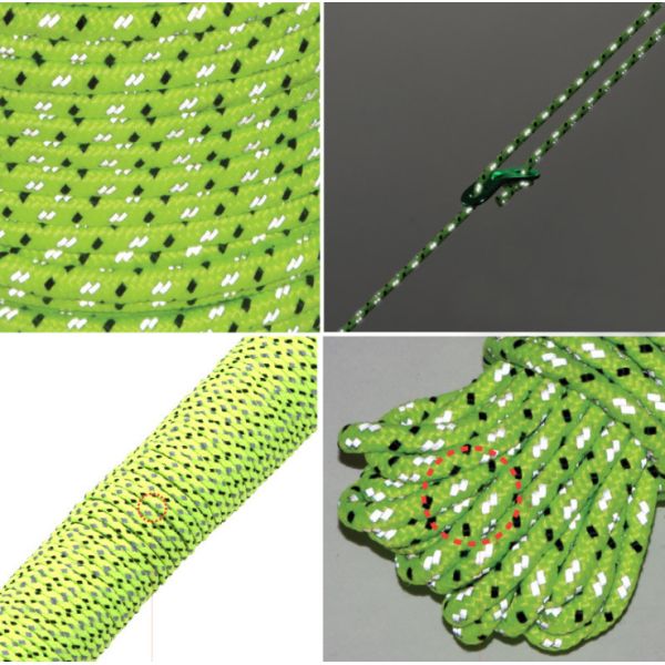 4mm веревка для белья тента 9 натяжных канатов стренги располагаясь лагерем для линий Гай