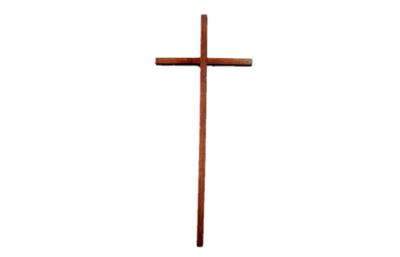 Decoração do caixão, crucifixo de madeira e decoração da tampa do caixão