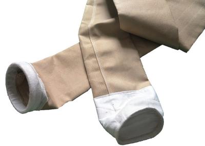 Industrial Dust Removal Aramid Filter Bag 500 - 900gsm Weight Environmental Protection