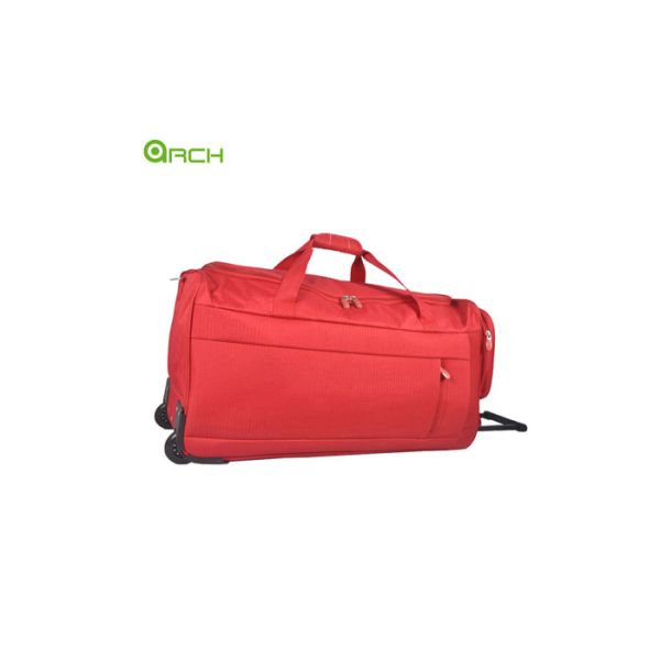 Rolling Luggage Bag Tapestry Wheeled Duffle with One Front Pocket