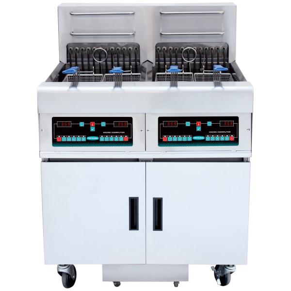 Electric & Gas Commercial Deep Fryer Automatical Open Computer Control Panel