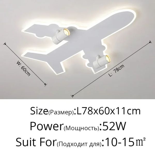 Boy Room Lighting Baby Room Kids Bedroom Ceiling Light Airplane Lamp(WH-MA-305)