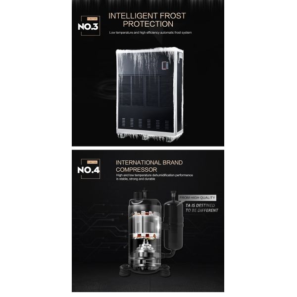 R22 Dehumidifier воздуха хладоагента 50L/HOUR промышленный