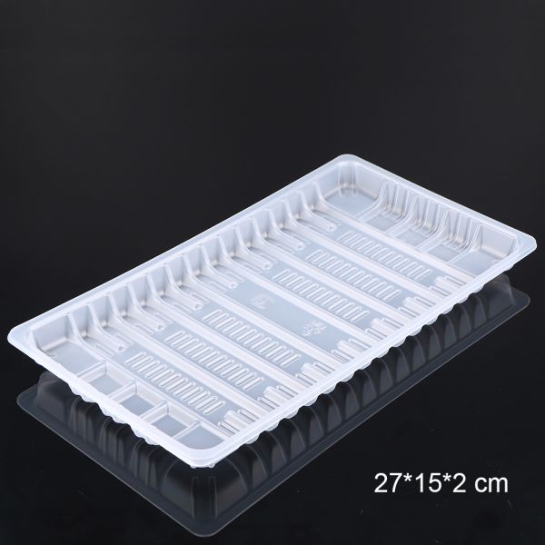 Virgin Food Grade PP 27*15*2cm Plastic Meat Packaging