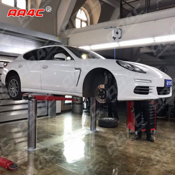 Подъем автомобиля столба 2 плиты пола небольшой на бетон 3.5T 7716.18lbs 1700mm Inground 4 дюймов